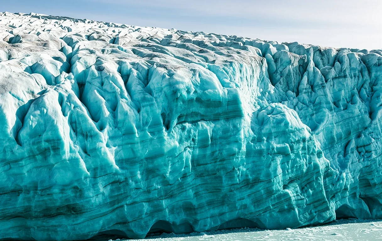 Glacial topography scan