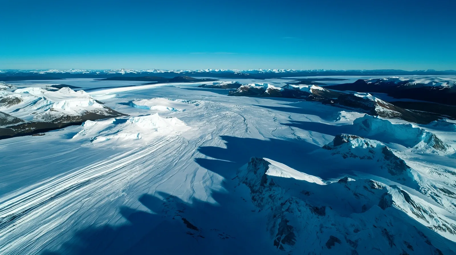 Glacial topography of British Columbia